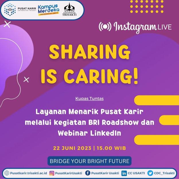 Layanan Menarik Pusat Karir melalui kegiatan BRI Roadshow dan Webinar LinkedIn (Live IG)