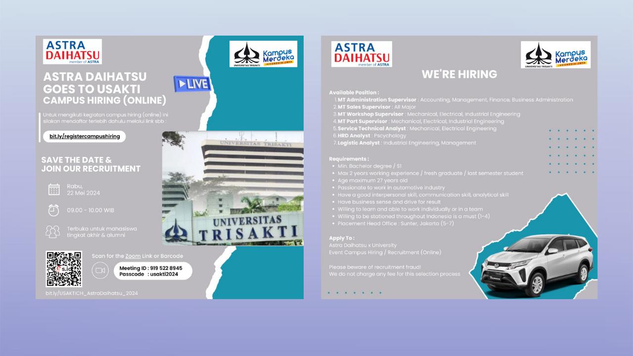 Campus Hiring Astra Daihatsu