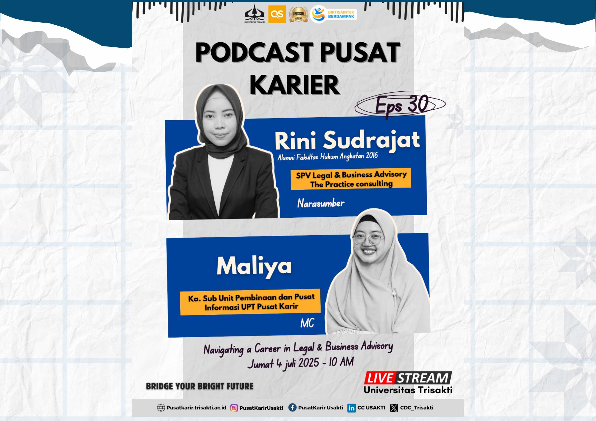 Podcast #30 UPT Pusat Karier Universitas Trisakti