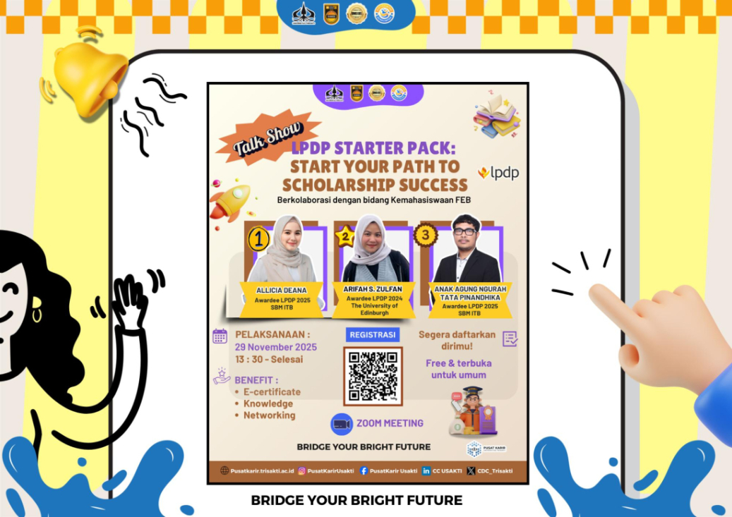 Webinar & Talkshow LPDP Starter Pack: Start Your Path to Scholarship Success