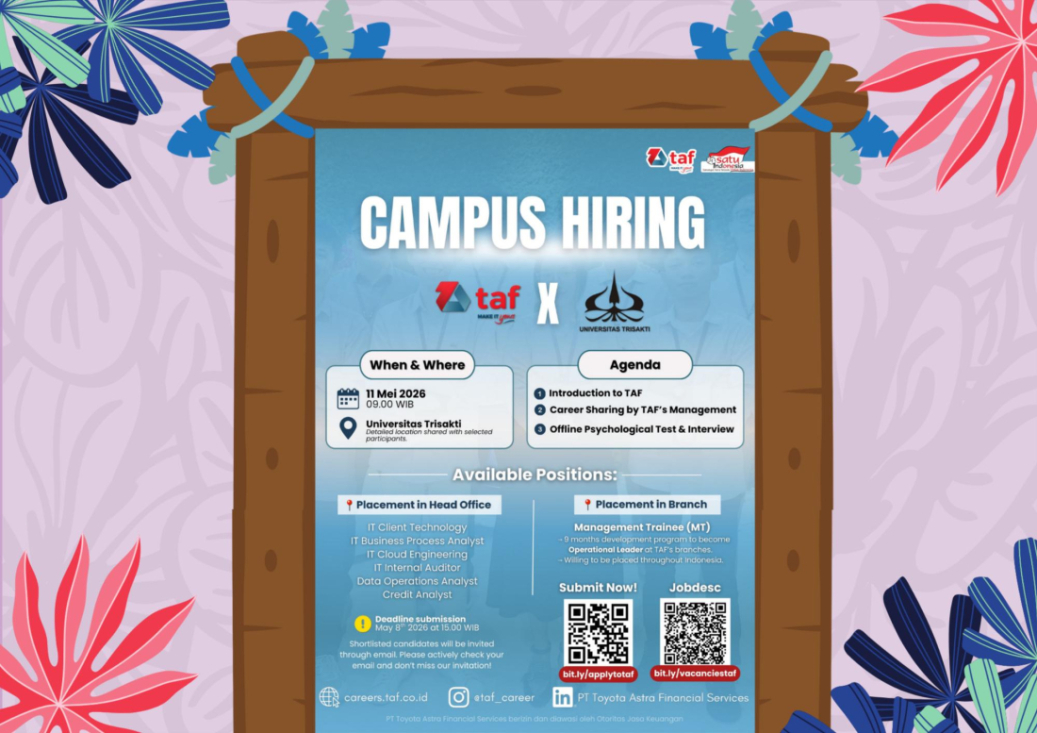 Campus Hiring TAF x Universitas Trisakti