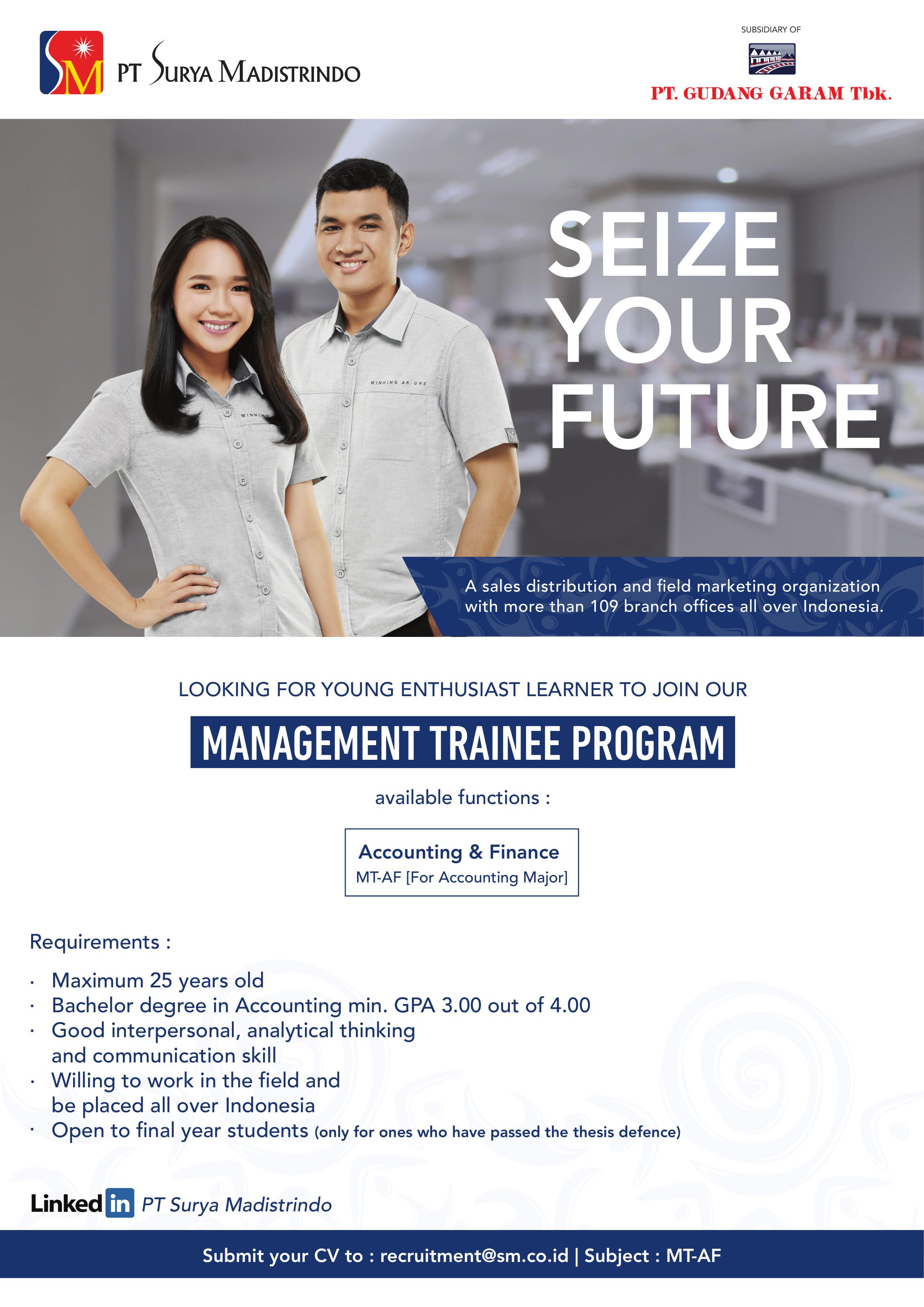 CAMPUS RECRUITMENT PT. SURYA MADISTRINDO 