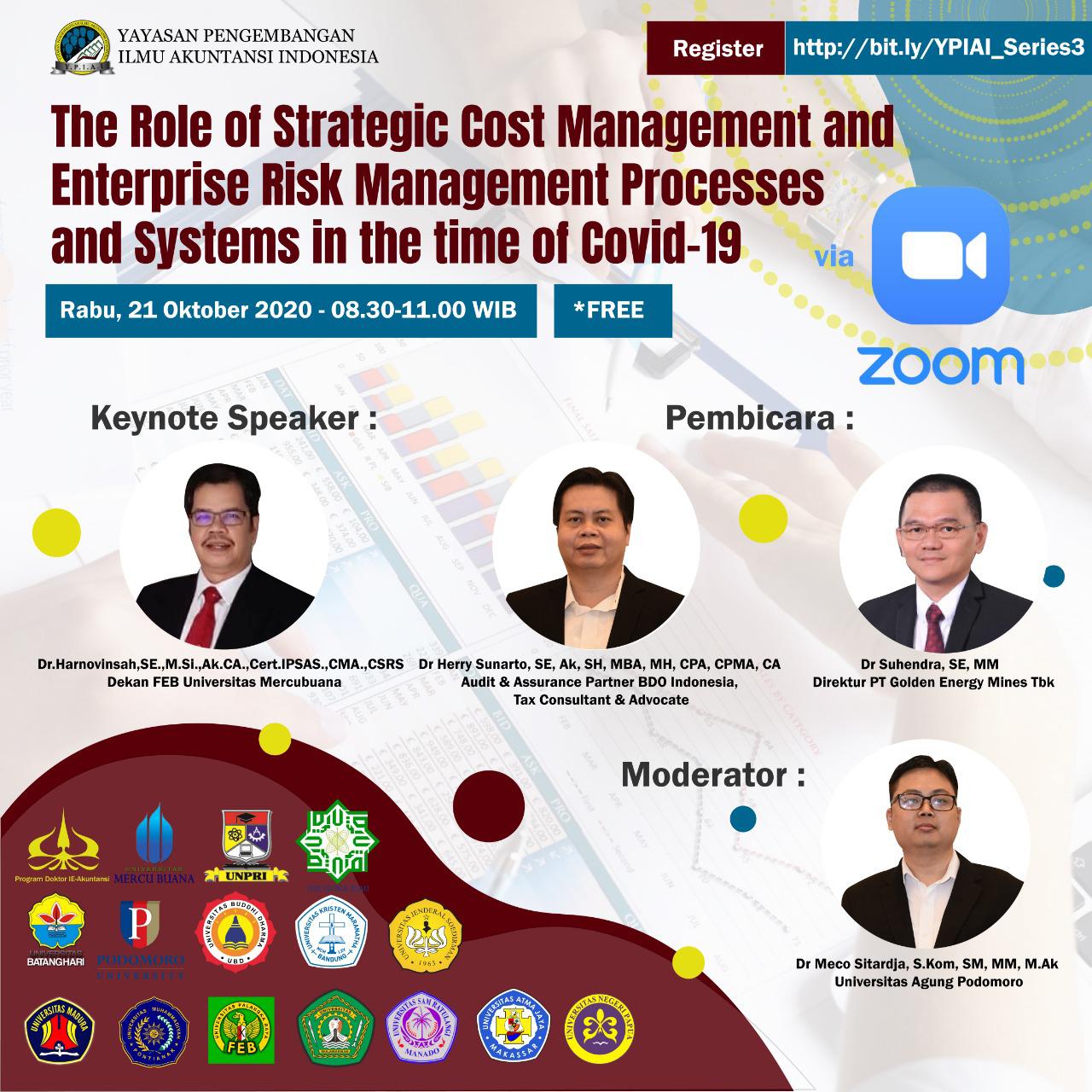 The Role of Strategic Cost Management and Enterprise Risk Management Processes and Systems in the time of Covid-19