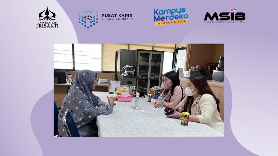 Pertemuan kerja sama UPT. Pusat Karir Universitas Trisakti dengan PT. Halilintar Lintas Semesta