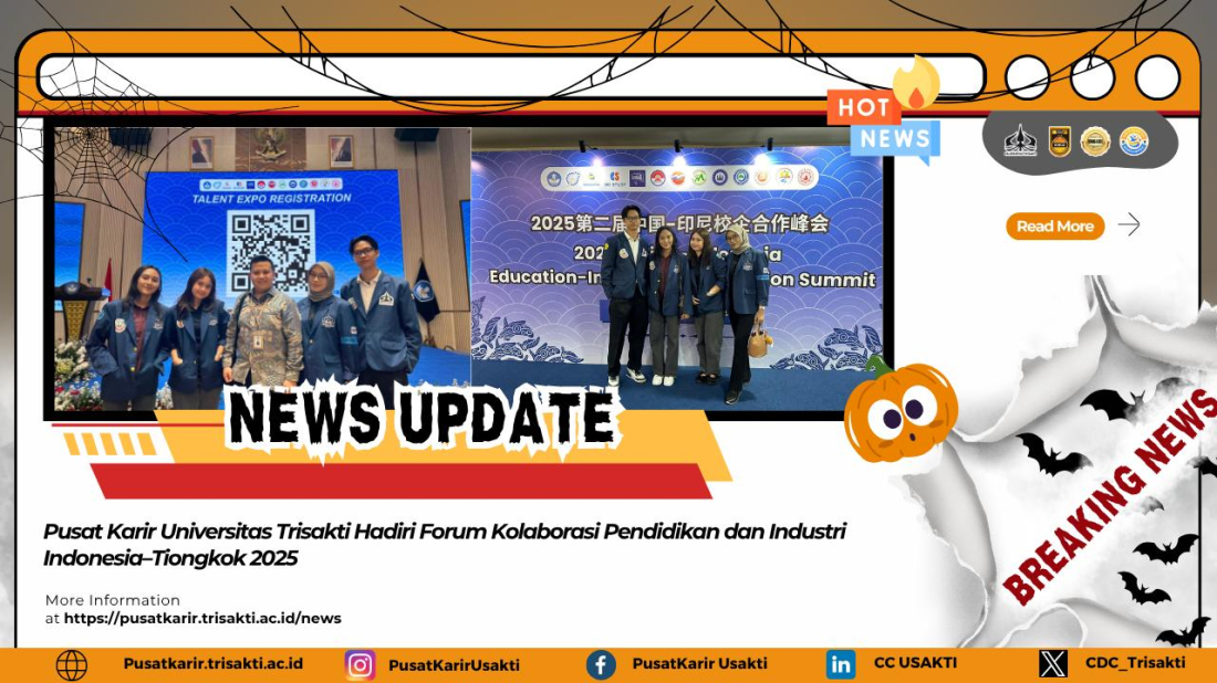 Pusat Karir Universitas Trisakti Hadiri Forum Kolaborasi Pendidikan dan Industri Indonesia–Tiongkok 2025