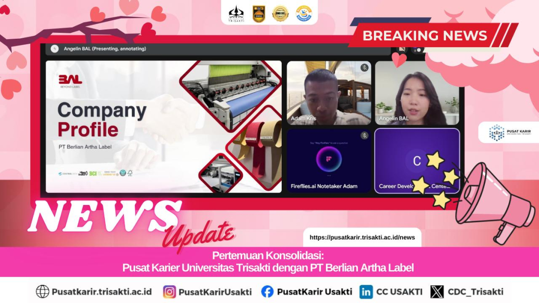 Kerjasama Pusat Karier Universitas Trisakti