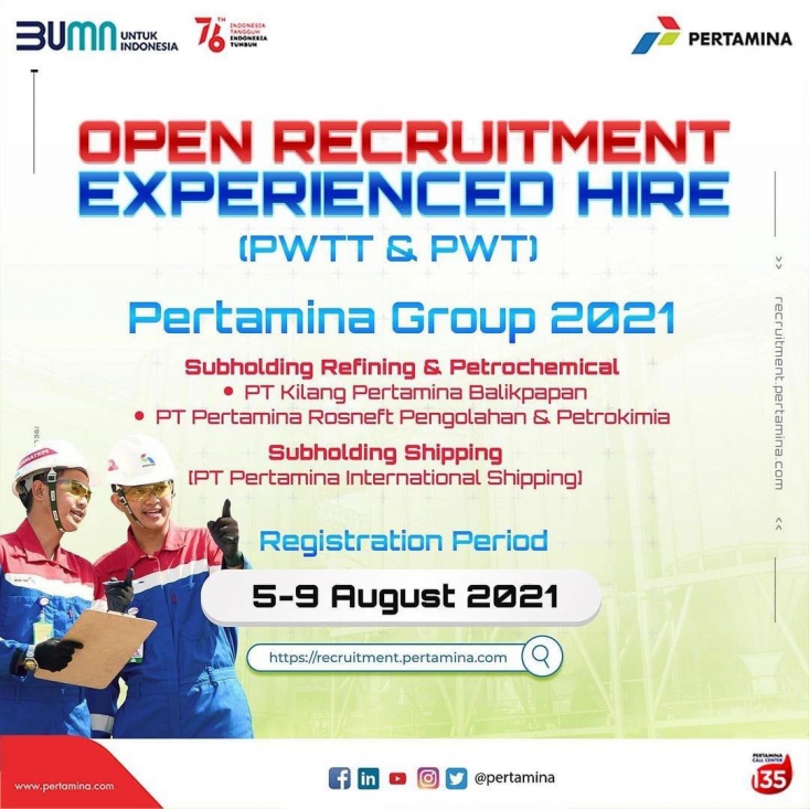 Recruitment Pertamina Group