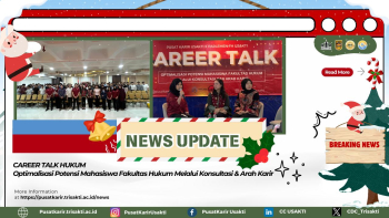 Pusat Karir Universitas Trisakti bekerja sama dengan Parlemen FH USAKTI menyelenggarakan kegiatan Career Talk 